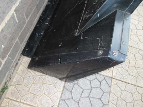 Large Star Wars plastic & metal sign off a arcade machine 1070mm wide weighs 18kg collection only