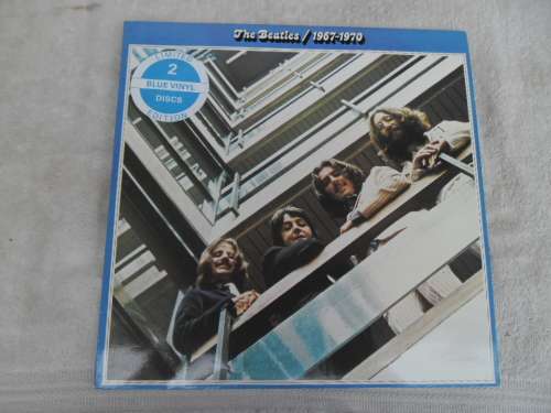 The Beatles 1967-1970 double blue vinyl in VG condition