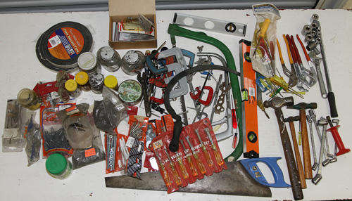 Assorted Hand Tools and Accessories