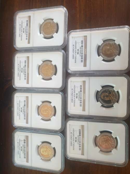 Mandela 2008 Birthday MS6 Graded R5's