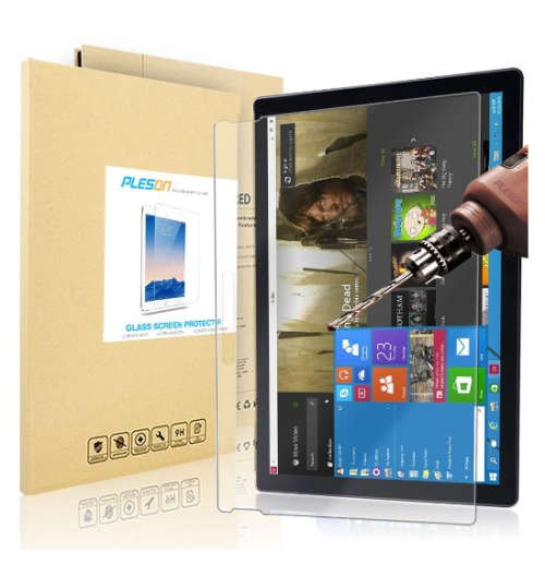 MICROSOFT SURFACE PRO TEMPERED GLASS SCREEN PROTECTOR 9H PLESON | INSTOCK