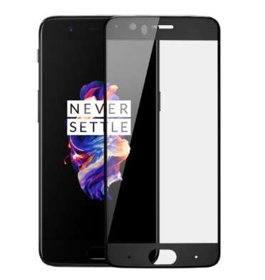 ONEPLUS 5 PREMIUM 3D TEMPERED GLASS SCREEN PROTECTOR BLACK | INSTOCK