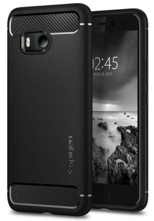 HTC U11 PREMIUM RUGGED CASE BLACK SPIGEN | INSTOCK