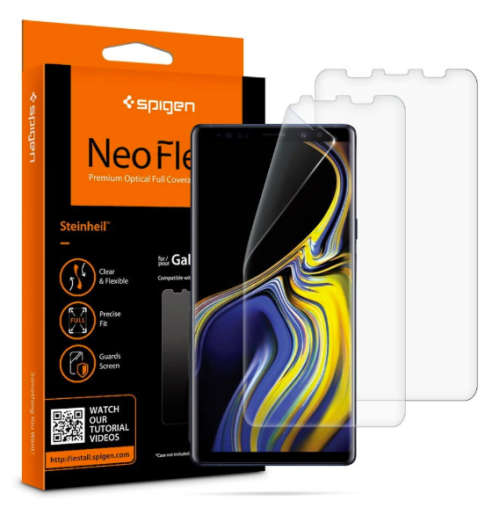 SAMSUNG GALAXY NOTE 9 PREMIUM NEO-FLEX SCREEN PROTECTOR 2PK SPIGEN | INSTOCK