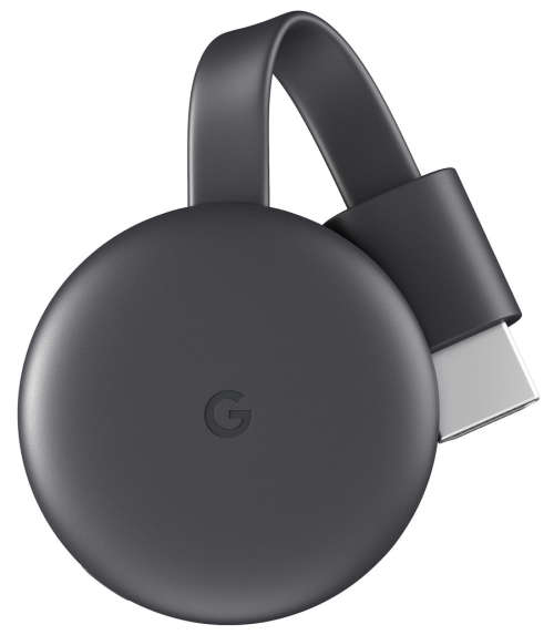 GOOGLE CHROMECAST 3 (2018) CHARCOAL | INSTOCK