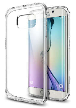 SAMSUNG GALAXY S6 EDGE PREMIUM AIR CUSHION HYBRID CASE CRYSTAL CLEAR SPIGEN | INSTOCK