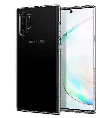 SAMSUNG GALAXY NOTE 10+ PREMIUM SLIM LIQUID CRYSTAL CASE CLEAR SPIGEN | INSTOCK