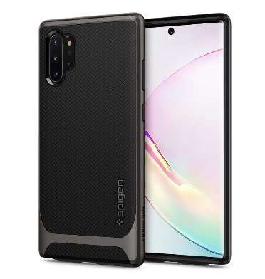 SAMSUNG GALAXY NOTE 10+ PREMIUM NEO HYBRID CASE GUNMETAL SPIGEN | INSTOCK