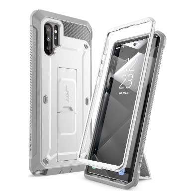 SAMSUNG GALAXY NOTE 10+ FULL BODY RUGGED PROTECTIVE CASE WHITE SUPCASE | INSTOCK