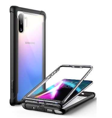 SAMSUNG GALAXY NOTE 10+ ARES SERIES FULL BODY PROTECTIVE CASE BLACK/CLEAR I-BLASON | INSTOCK