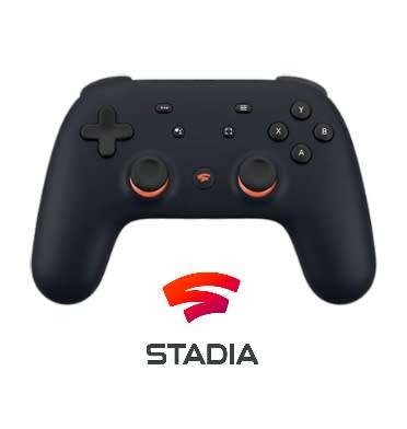 GOOGLE STADIA CONTROLLER JUST BLACK | INSTOCK