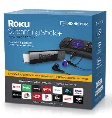 ROKU STREAMING STICK+ HEADPHONE EDITION (2019) | INSTOCK
