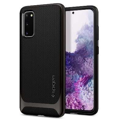 SAMSUNG GALAXY S20+ PREMIUM NEO HYBRID CASE GUNMETAL SPIGEN | INSTOCK