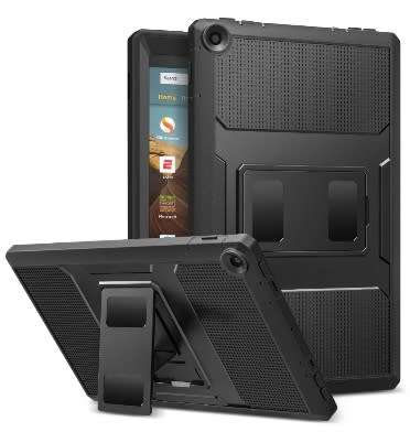 AMAZON FIRE HD 10" TABLET (2019) FULL BODY RUGGED PROTECTIVE CASE BLACK MOKO | INSTOCK