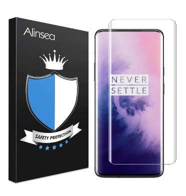 ONEPLUS 7 PRO PREMIUM TEMPERED GLASS SCREEN PROTECTOR ALINSEA | INSTOCK
