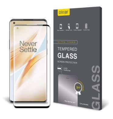 ONEPLUS 8 PRO PREMIUM TEMPERED GLASS SCREEN PROTECTOR OLIXAR | INSTOCK