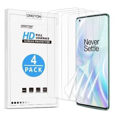 ONEPLUS 8 PRO PREMIUM ULTRA CLEAR FILM SCREEN PROTECTOR 4PK OMOTION | INSTOCK