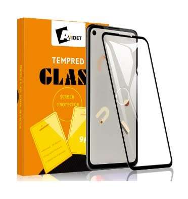 GOOGLE PIXEL 4A PREMIUM TEMPERED GLASS SCREEN PROTECTOR BLACK AVIDET | INSTOCK