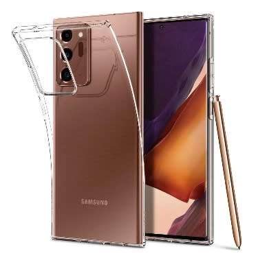 SAMSUNG GALAXY NOTE 20 ULTRA PREMIUM SLIM LIQUID CRYSTAL CASE CLEAR SPIGEN | INSTOCK