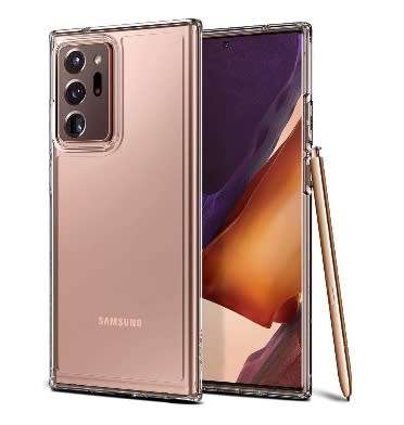 SAMSUNG GALAXY NOTE 20 ULTRA PREMIUM SLIM ULTRA HYBRID CASE CLEAR SPIGEN | INSTOCK