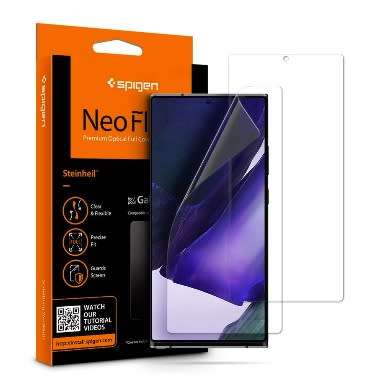 SAMSUNG GALAXY NOTE 20 ULTRA PREMIUM NEO-FLEX SCREEN PROTECTOR 2PK SPIGEN | INSTOCK