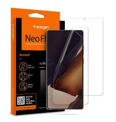 SAMSUNG GALAXY NOTE 20 PREMIUM NEO-FLEX SCREEN PROTECTOR 2PK SPIGEN | INSTOCK