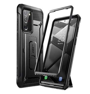 SAMSUNG GALAXY NOTE 20 ULTRA FULL BODY RUGGED PROTECTIVE CASE BLACK SUPCASE | INSTOCK