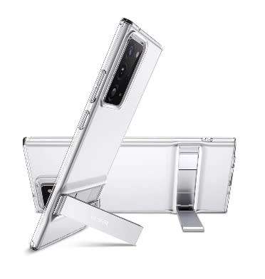 SAMSUNG GALAXY NOTE 20 ULTRA PREMIUM SLIM METAL KICKSTAND CASE CLEAR ESR | INSTOCK