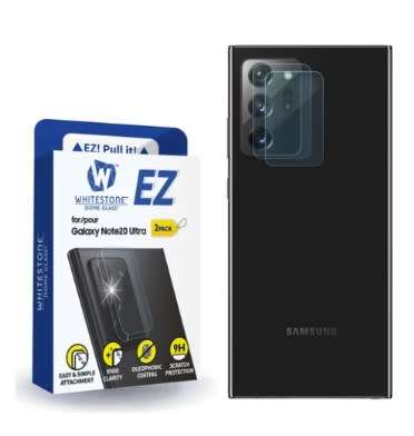 SAMSUNG GALAXY NOTE 20 ULTRA PREMIUM TEMPERED GLASS CAMERA PROTECTOR 2PK WHITESTONE | INSTOCK