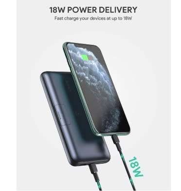 AUKEY USB-C 20000mAh WIRELESS QC3.0 18W PD POWERBANK WITH FOLDABLE STAND | INSTOCK