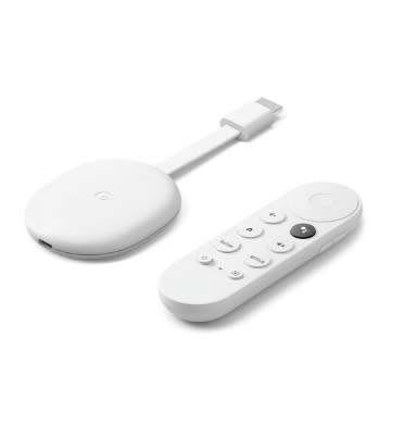 GOOGLE CHROMECAST 4 WITH GOOGLE TV (2020) SNOW | INSTOCK
