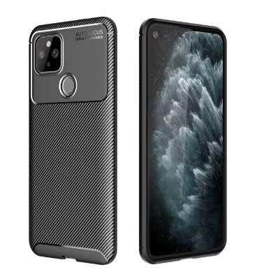 GOOGLE PIXEL 5 PREMIUM CARBON FIBRE TEXTURED CASE CARBON BLACK CRUZERLITE | INSTOCK