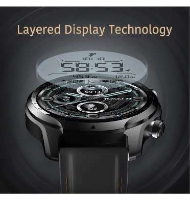 TICWATCH PRO 3 GPS SMARTWATCH SHADOW BLACK | INSTOCK