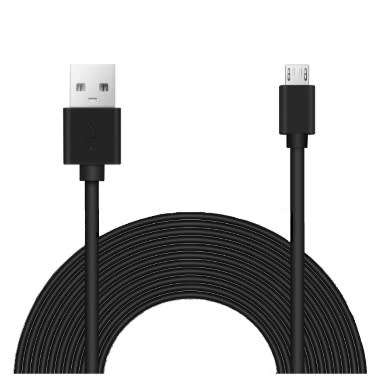 WYZE CAM POWER EXTENSION CABLE 15FT/4M BLACK | INSTOCK