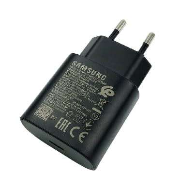 SAMSUNG GALAXY 25W USB-C SUPER FAST CHARGER BLACK | INSTOCK