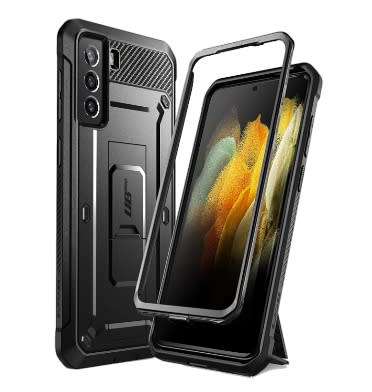 SAMSUNG GALAXY S21 FULL BODY RUGGED PROTECTIVE CASE BLACK SUPCASE | INSTOCK
