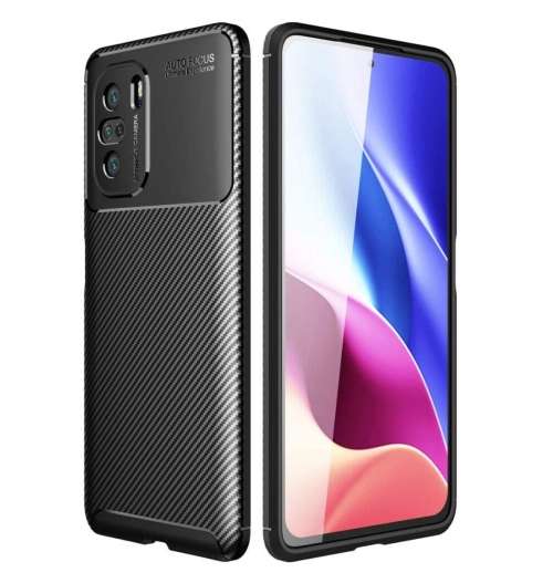 XIAOMI POCO F3 SLIM CARBON FIBRE TPU CASE BLACK | INSTOCK