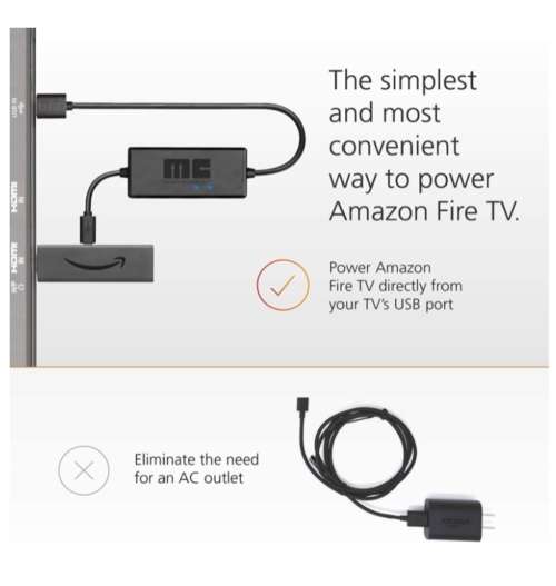 AMAZON FIRE TV USB POWER CABLE | INSTOCK
