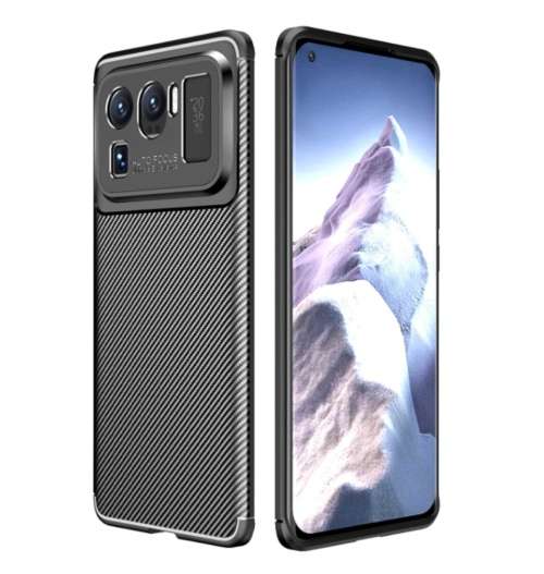 XIAOMI MI 11 ULTRA PREMIUM CARBON FIBRE TEXTURED CASE BLACK CRUZERLITE | INSTOCK