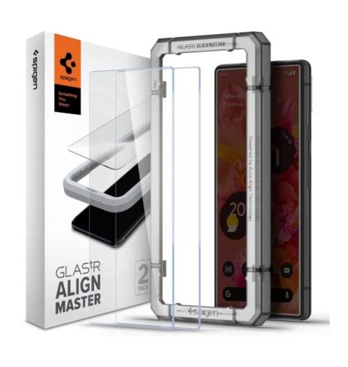 GOOGLE PIXEL 6 PREMIUM TEMPERED GLASS SCREEN PROTECTOR GLAS.TR 2PK SPIGEN | INSTOCK