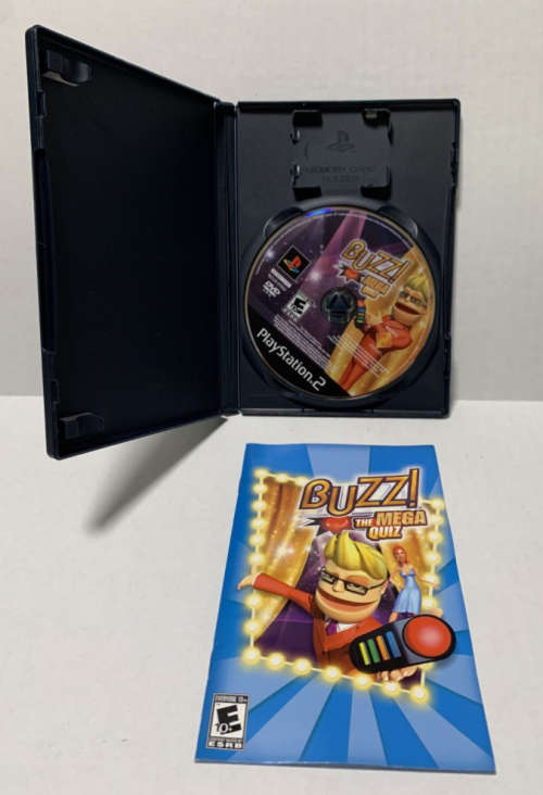 BUZZ THE BIG QUIZZ GAME FOR PLAYSTATION 2 | INCLUDING 4 BUZZERS