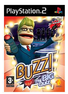 BUZZ THE BIG QUIZZ GAME FOR PLAYSTATION 2 | INCLUDING 4 BUZZERS