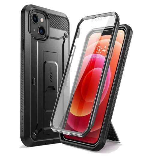 IPHONE 13 MINI FULL BODY RUGGED PROTECTIVE CASE WITH SCREEN PROTECTOR BLACK SUPCASE | INSTOCK