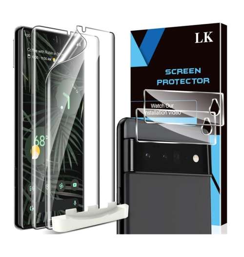 GOOGLE PIXEL 6 PRO PREMIUM FILM SCREEN PROTECTOR AND TEMPERED CAMERA LENS PROTECTOR 4PK | INSTOCK