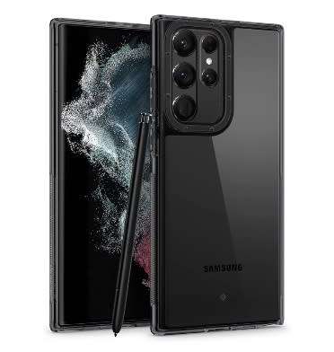 SAMSUNG GALAXY S22 ULTRA PREMIUM SKYFALL SERIES PROTECTIVE CASE ROYAL BLACK CASEOLOGY | INSTOCK