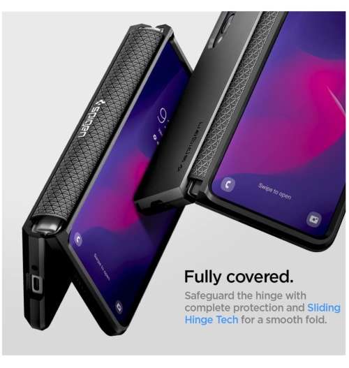 SAMSUNG GALAXY Z FOLD 4 PREMIUM TOUGH ARMOR CASE BLACK SPIGEN | INSTOCK