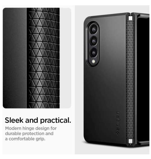 SAMSUNG GALAXY Z FOLD 4 PREMIUM TOUGH ARMOR CASE BLACK SPIGEN | INSTOCK