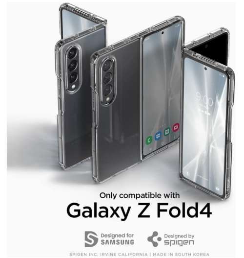 SAMSUNG GALAXY Z FOLD 4 PREMIUM ULTRA HYBRID CRYSTAL CASE CLEAR SPIGEN | INSTOCK