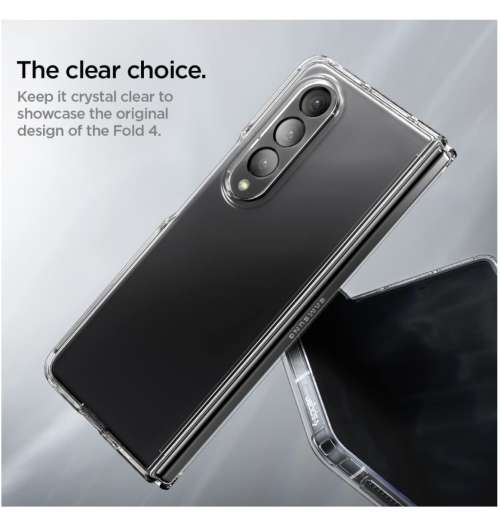 SAMSUNG GALAXY Z FOLD 4 PREMIUM ULTRA HYBRID CRYSTAL CASE CLEAR SPIGEN | INSTOCK