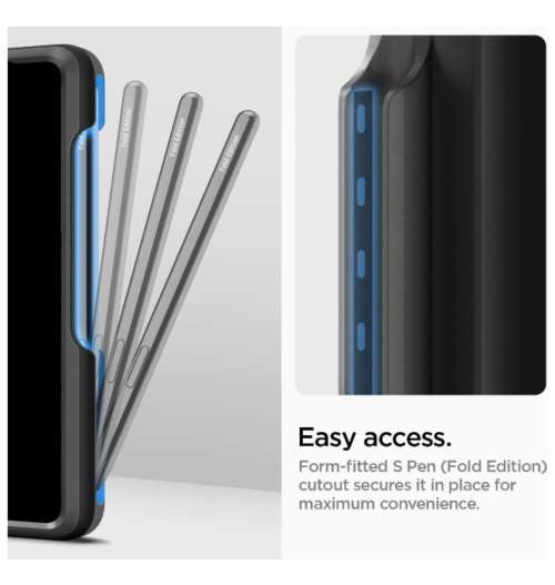 SAMSUNG GALAXY Z FOLD 4 PREMIUM SLIM ARMOR PRO PEN EDITION CASE BLACK SPIGEN | INSTOCK